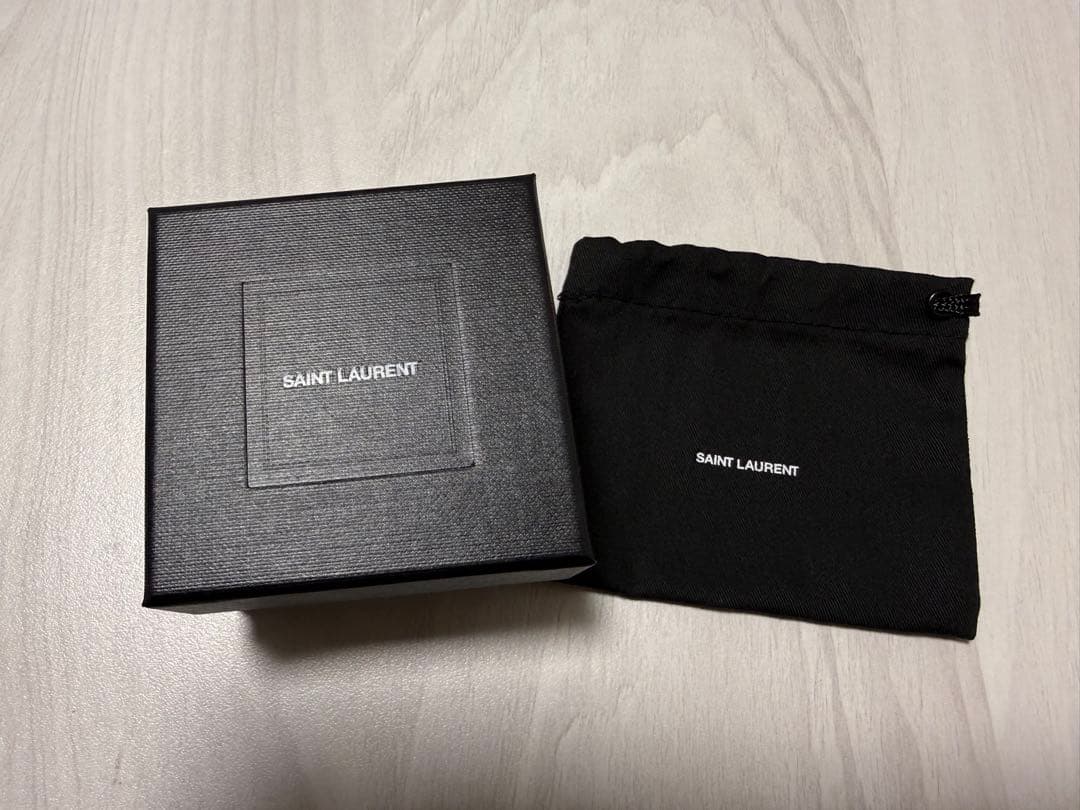 SAINT LAURENT オピウム ツイストリング シルバー