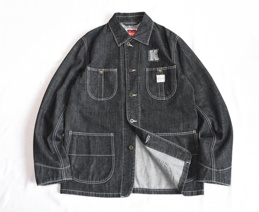 Miwa 様 カールヘルム　日本製　used加工ブラックデニム・カバーオール