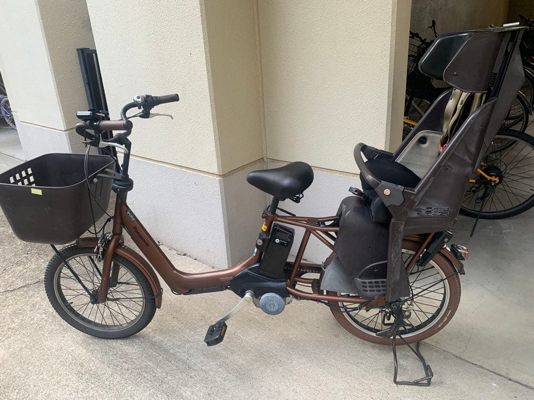 パナソニック電動自転車　前チャイルドシート追加可能　電子キー付き　要確認