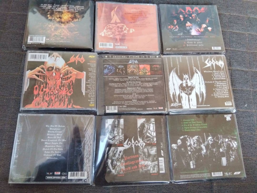 SODOM ソドム　輸入盤12点　国内盤5点　全17点セット