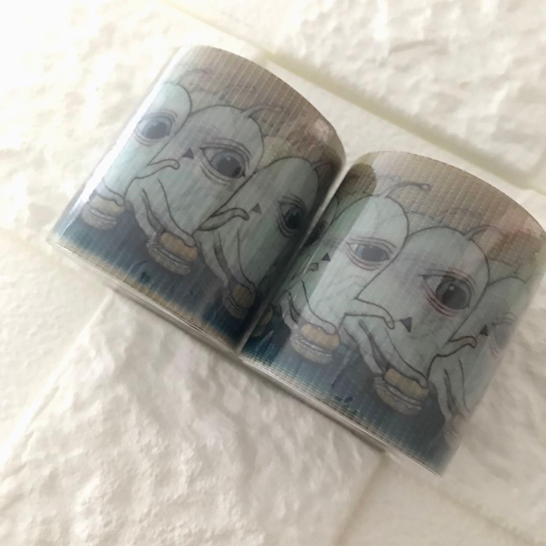 ヒグチユウコ　グッズ　テープ　養生テープ　内職工場×2 ひとつめちゃん×2