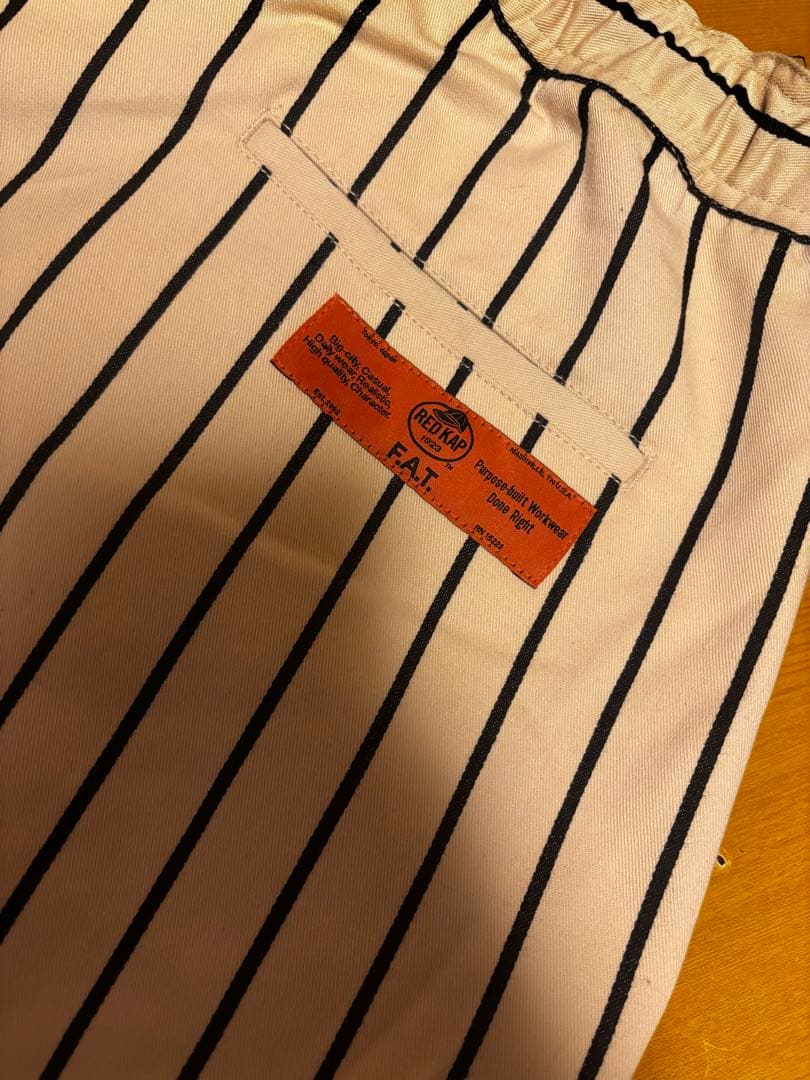 RED KAP × F.A.T. OVERKAP ストライプパンツ