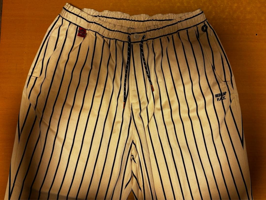 RED KAP × F.A.T. OVERKAP ストライプパンツ