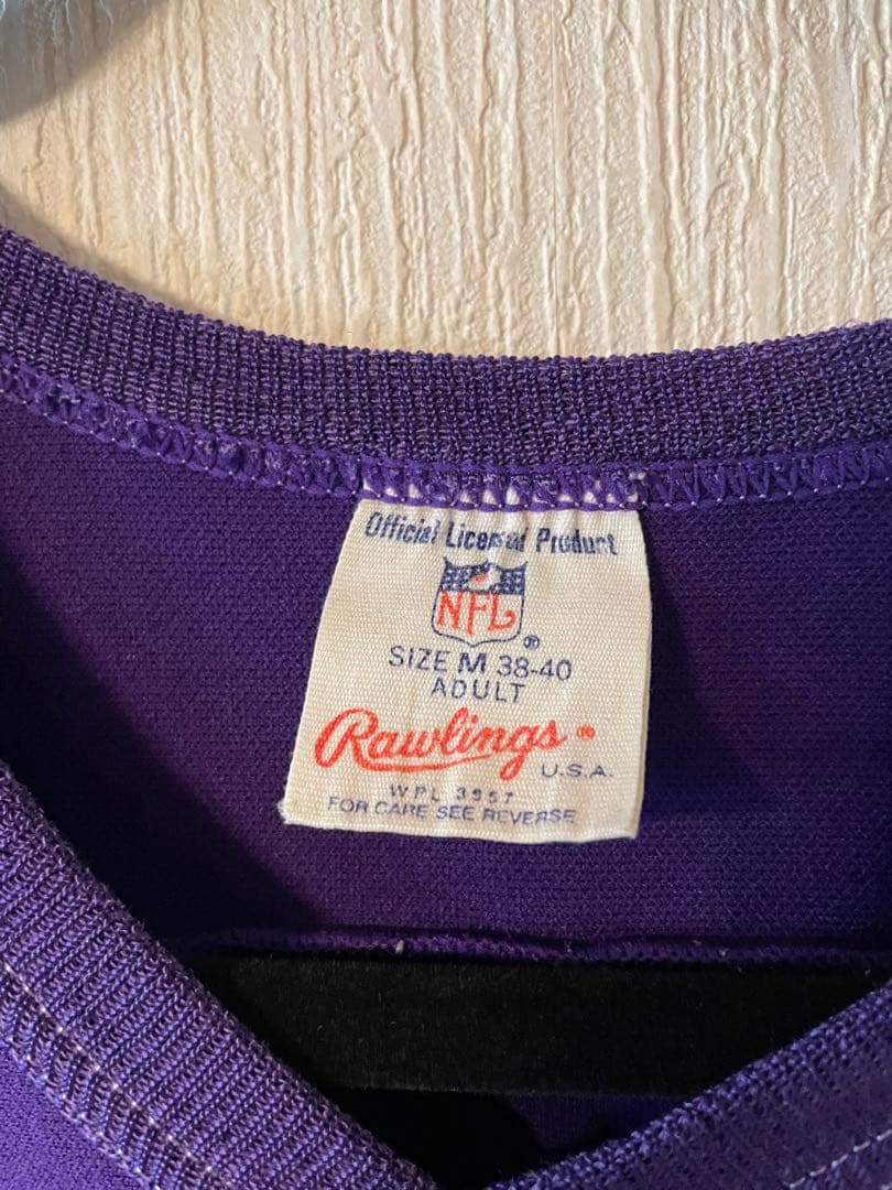 ビンテージ 80s NFL ローリングス メンズM ゲームシャツ　ユニフォーム