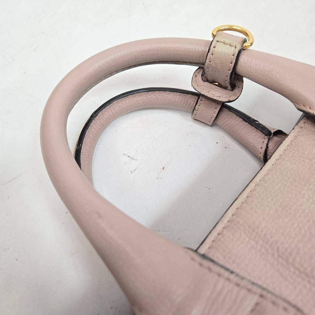現行品 BURBERRY 2way レザーハンドバッグ ノバチェック