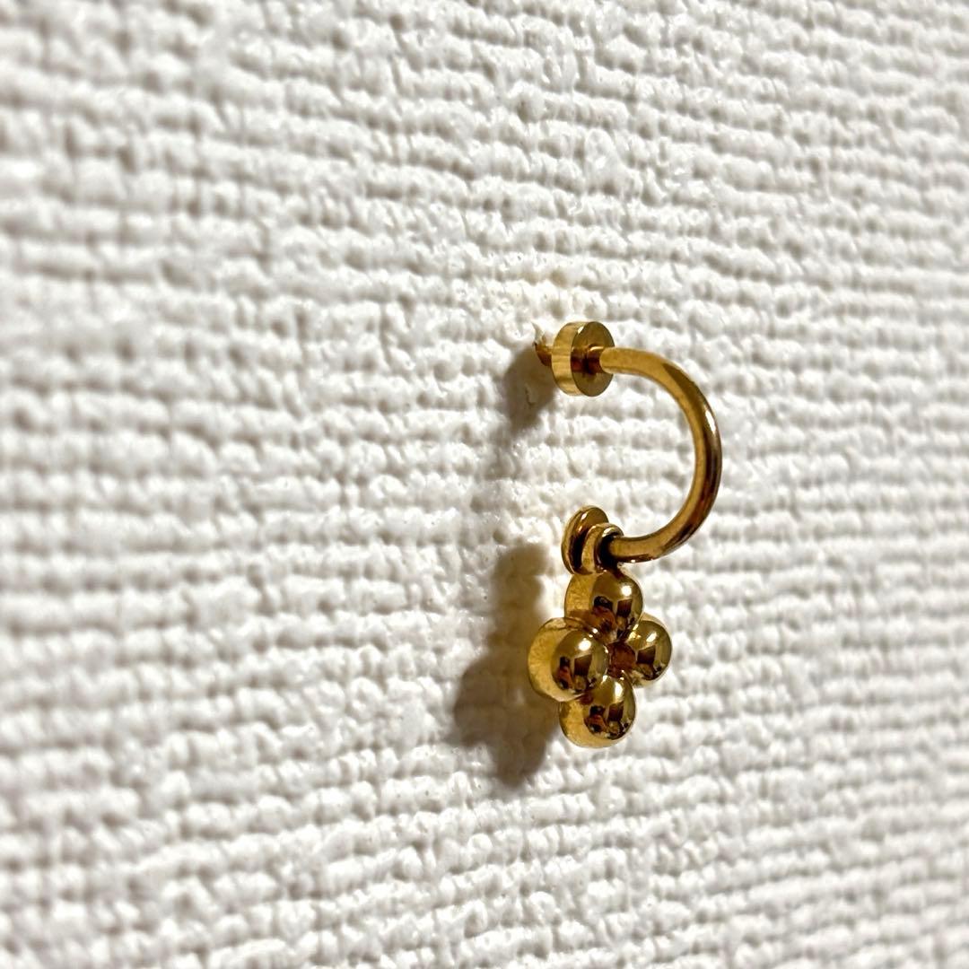 ルイヴィトン ピアス ブルーミング ピアス M64859 ゴールド LV 片耳