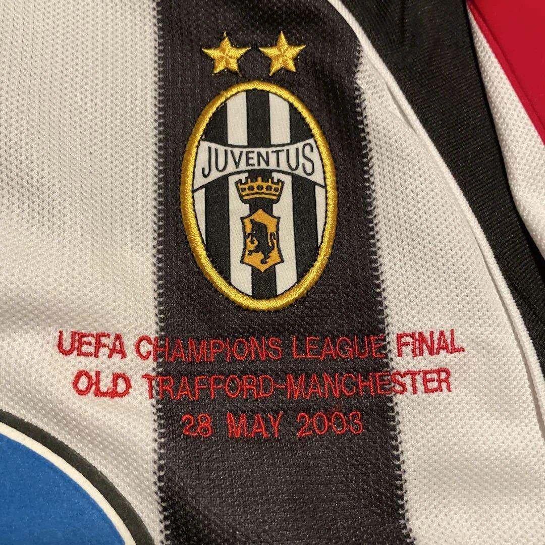 2002-03 ユベントス デルピエロ#10 チャンピオンズリーグ決勝刺繍付