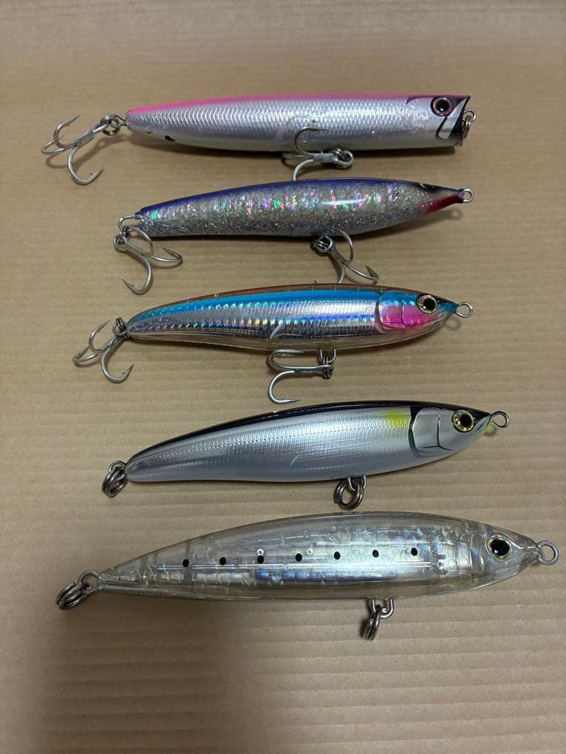 青物　キハダ　プラグセット　キャスティング　パープルイズム