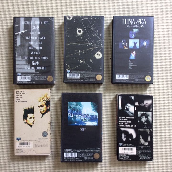 BUCK-TICK    HIDE  ライブビデオ VHS 5本