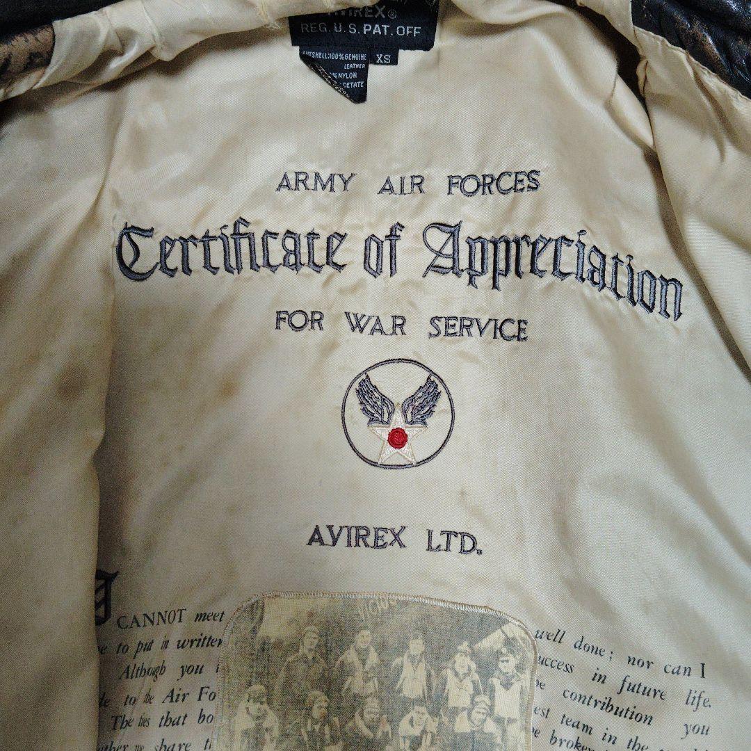 90s　AVIREX G−1フライトジャケット　レザー