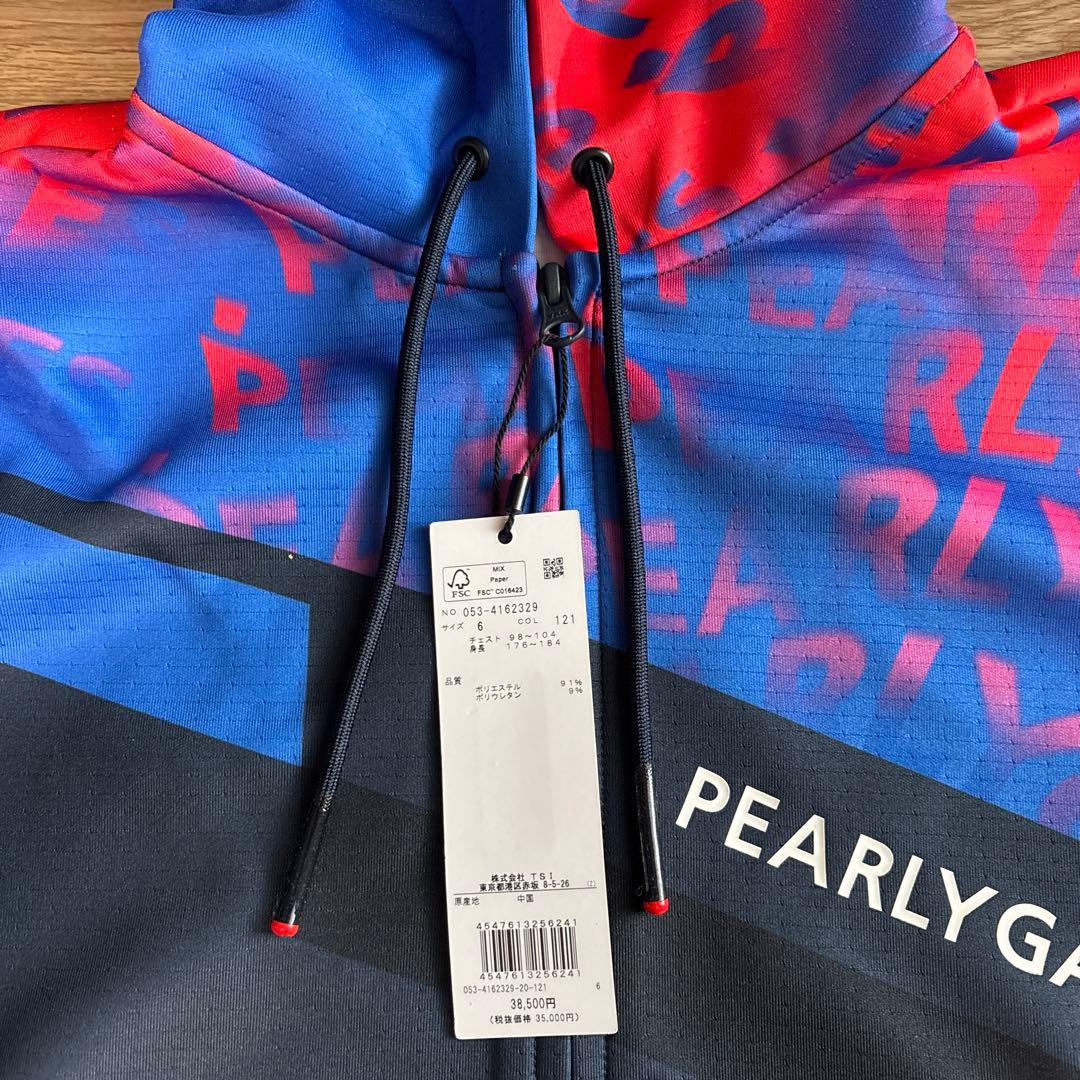 【新品　未使用】PEARLY GATES フード付きパーカーサイズ6