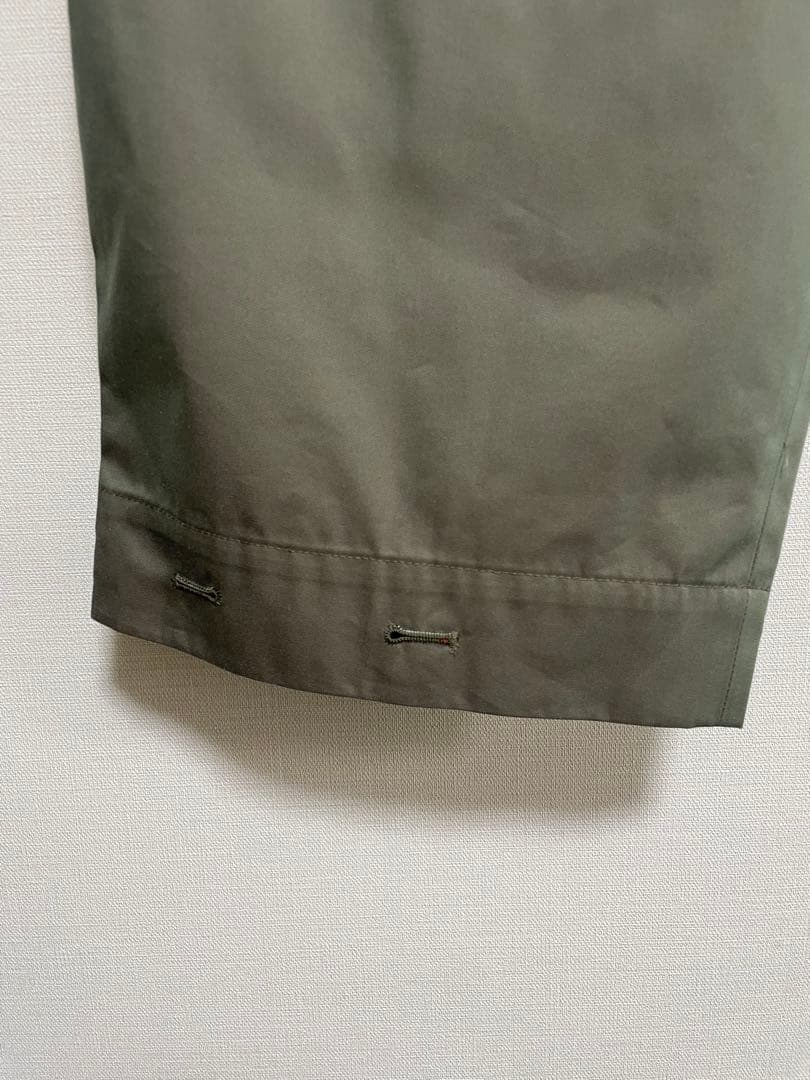 ポールスミス　24SS オリーブグリーン ワイドパンツ　カーゴパンツ