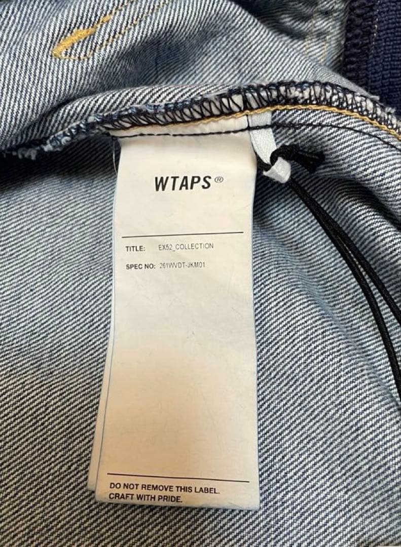 WTAPS 26SS D00M / JACKET デニムジャケット　サイズXL