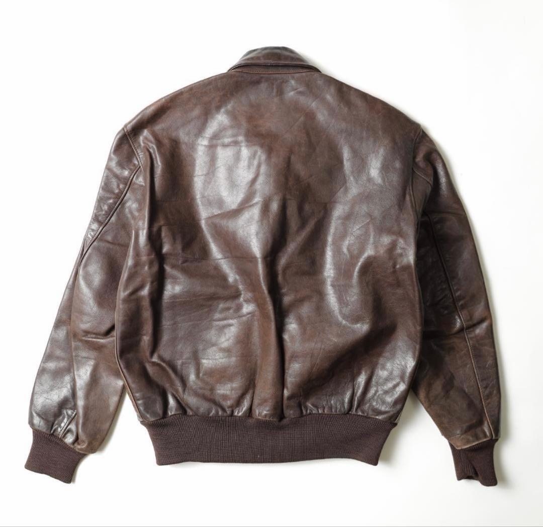 GoldenBear 70s～80s A-2 レザーフライトジャケット