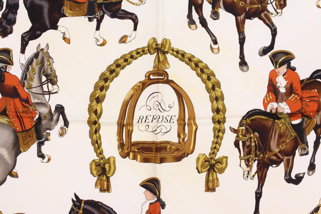 ◎Hermès エルメス スカーフ カレ90 乗馬 シルク 大判