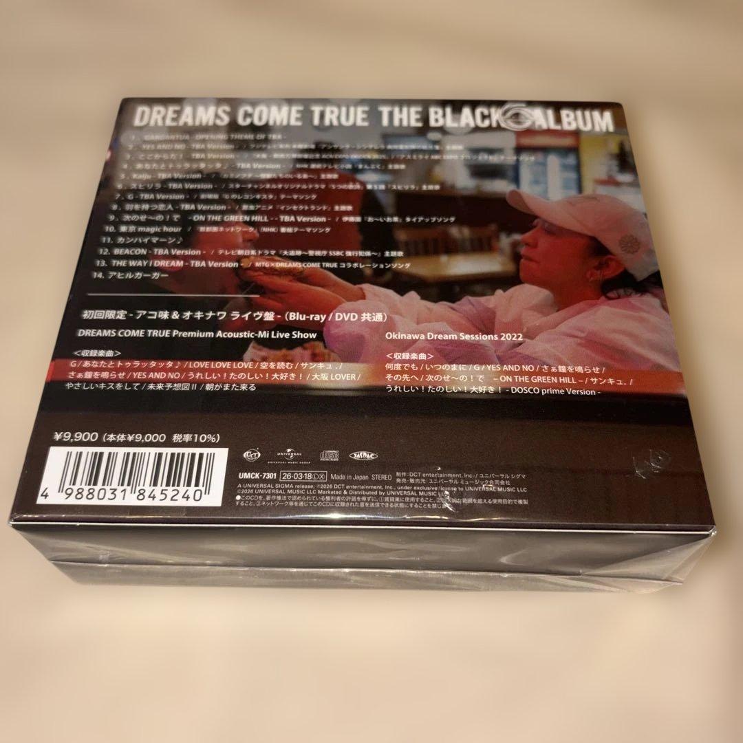 ドリカム CD blu-ray THE BLACK ALBUM 初回限定盤