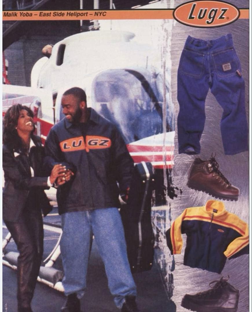 90s LUGZ レザージャケット bboy hiphop