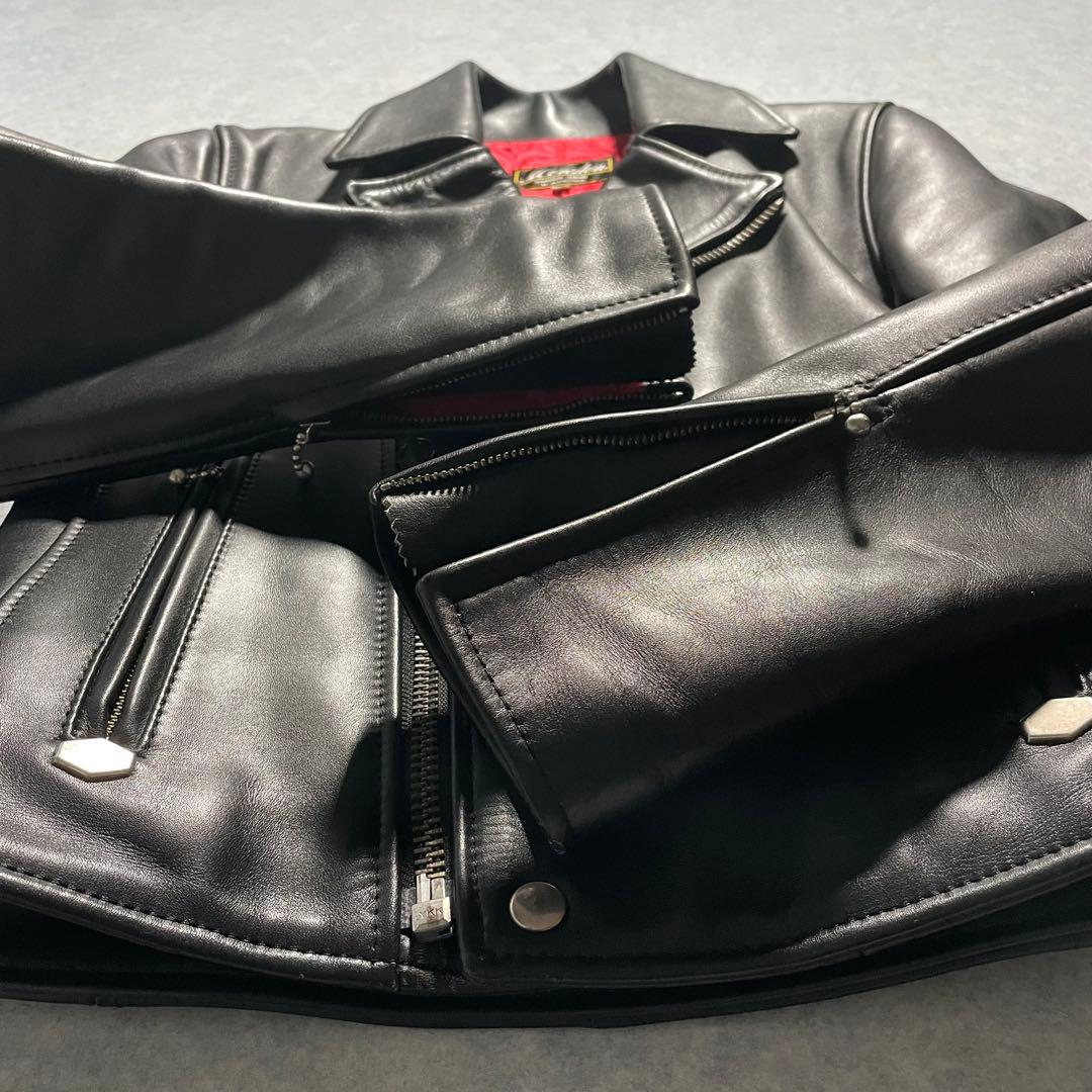 極美品 カドヤ メリデン ヘッドファクトリー ダブルライダース レザージャケット