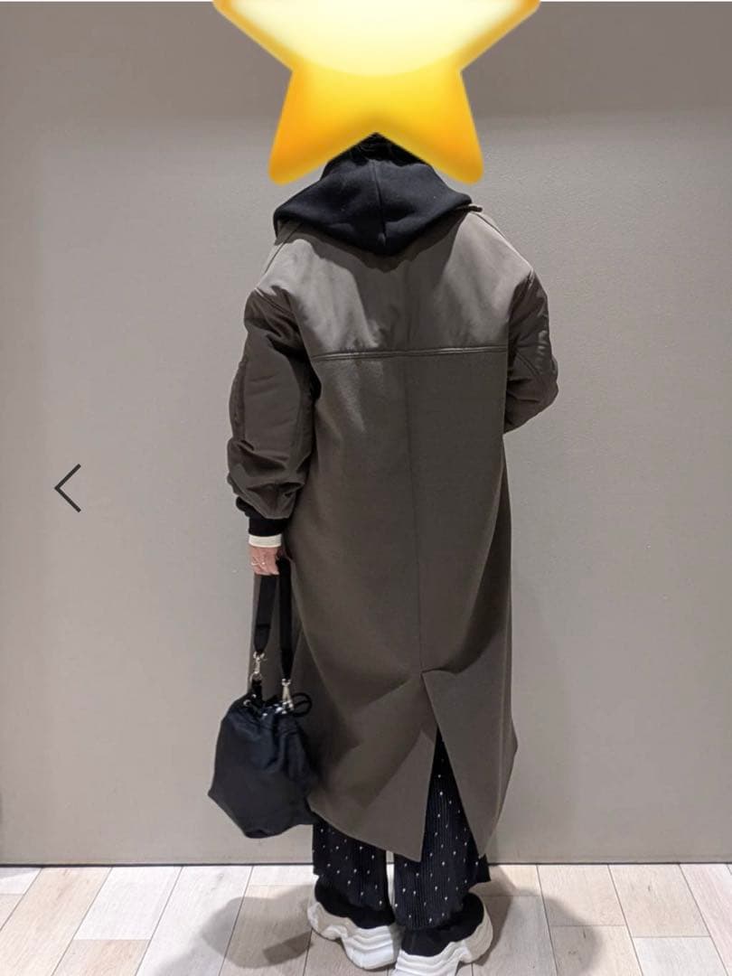 【新品・未使用】LEPSIM パフエアZIPBIGフーディー ブラック