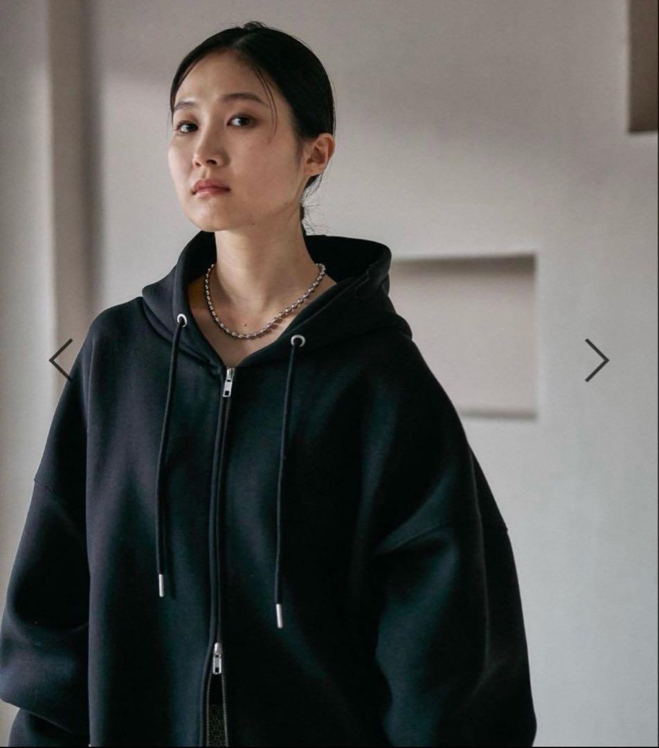 【新品・未使用】LEPSIM パフエアZIPBIGフーディー ブラック