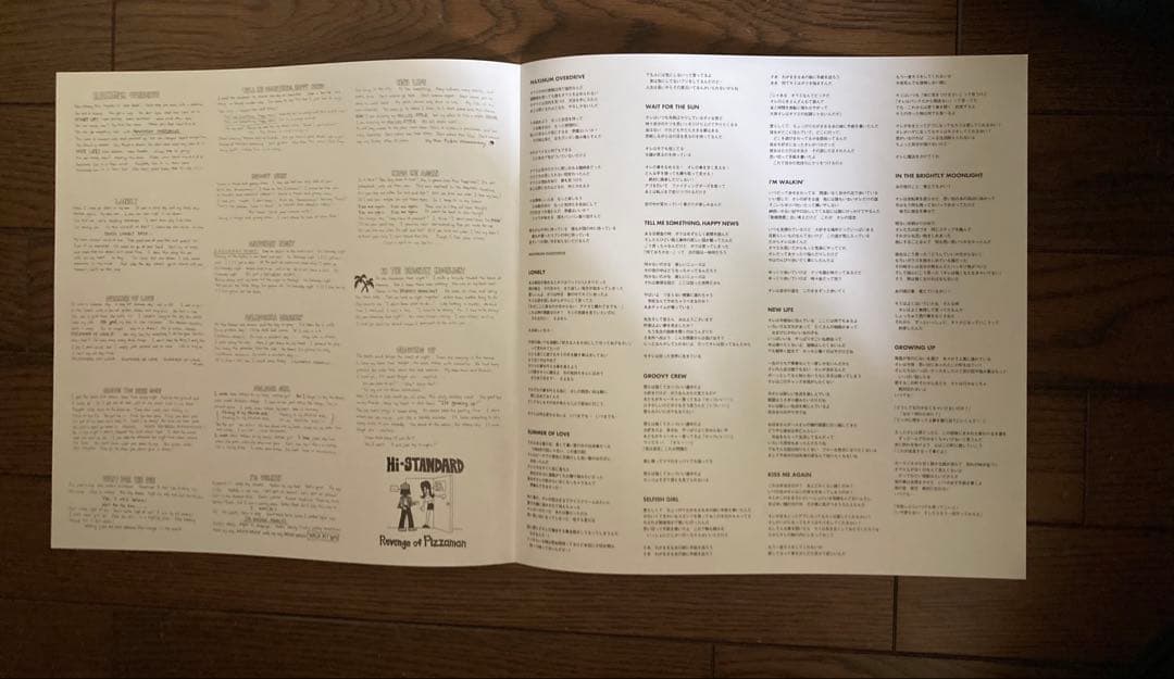 Hi-Standard/GROWING UP POD-003 限定版 LP