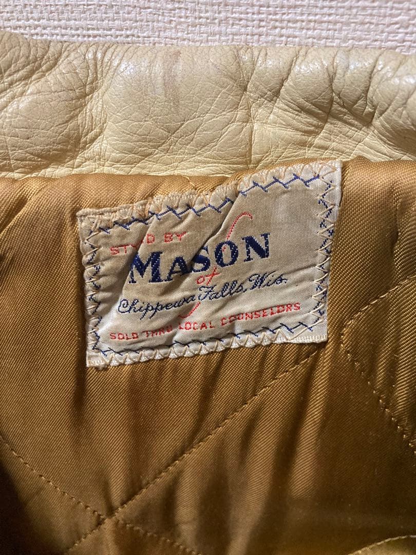 【MASON】50s ロカビリー　レザー　ボンバージャケット