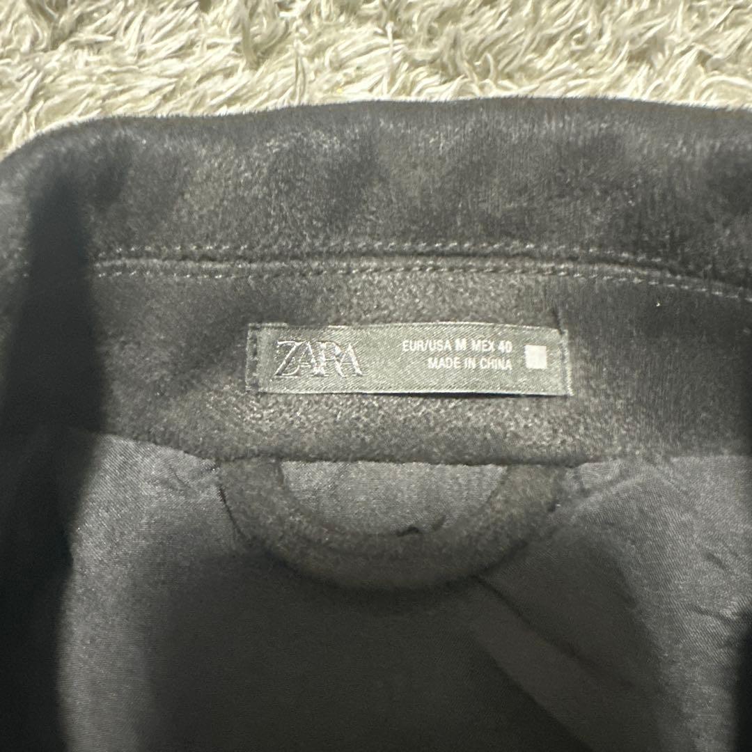 ZARA スタッズ付きブラックジャケット M