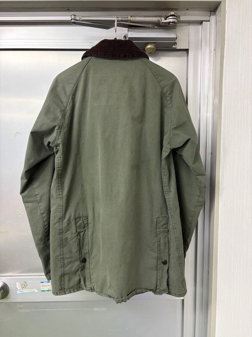 barbour　白タグ　ビデイル　ウォッシュド　セージ　38