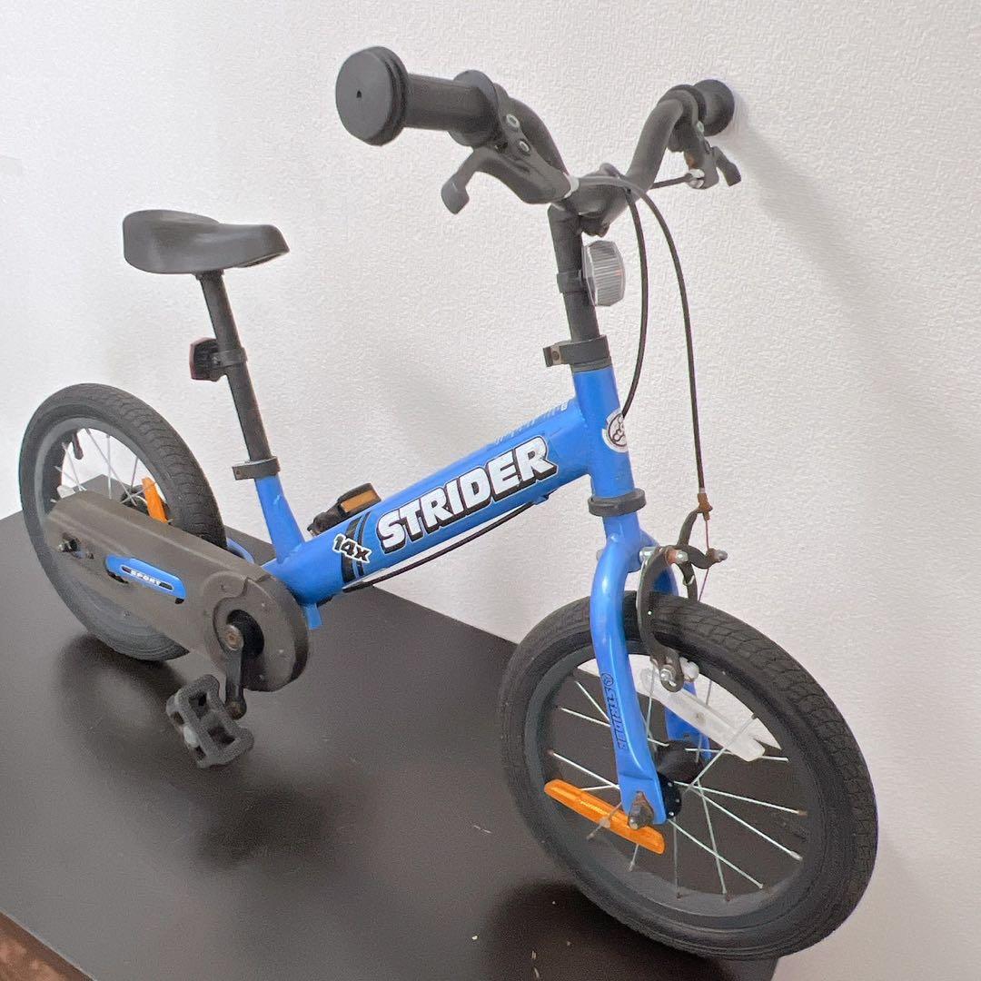 ストライダー 14x ブルー 自転車 14インチ 本体 14X ペダル装着済み青