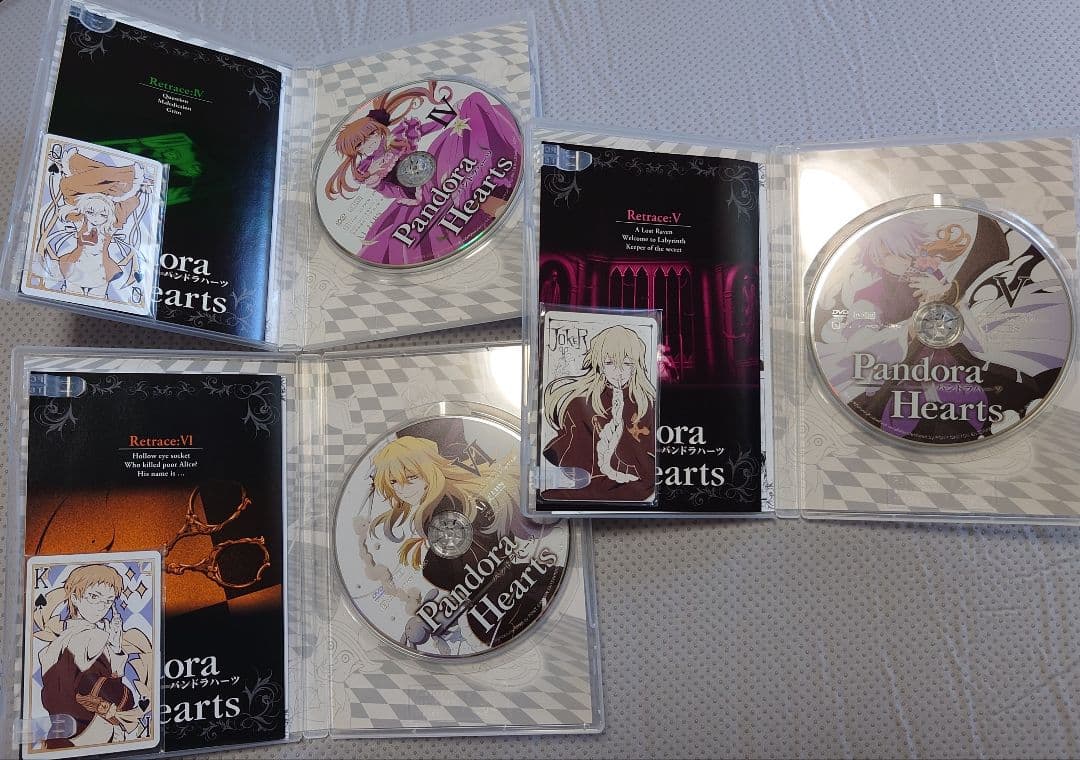 PandoraHearts 初回生産 DVD全9巻セット トランプ付