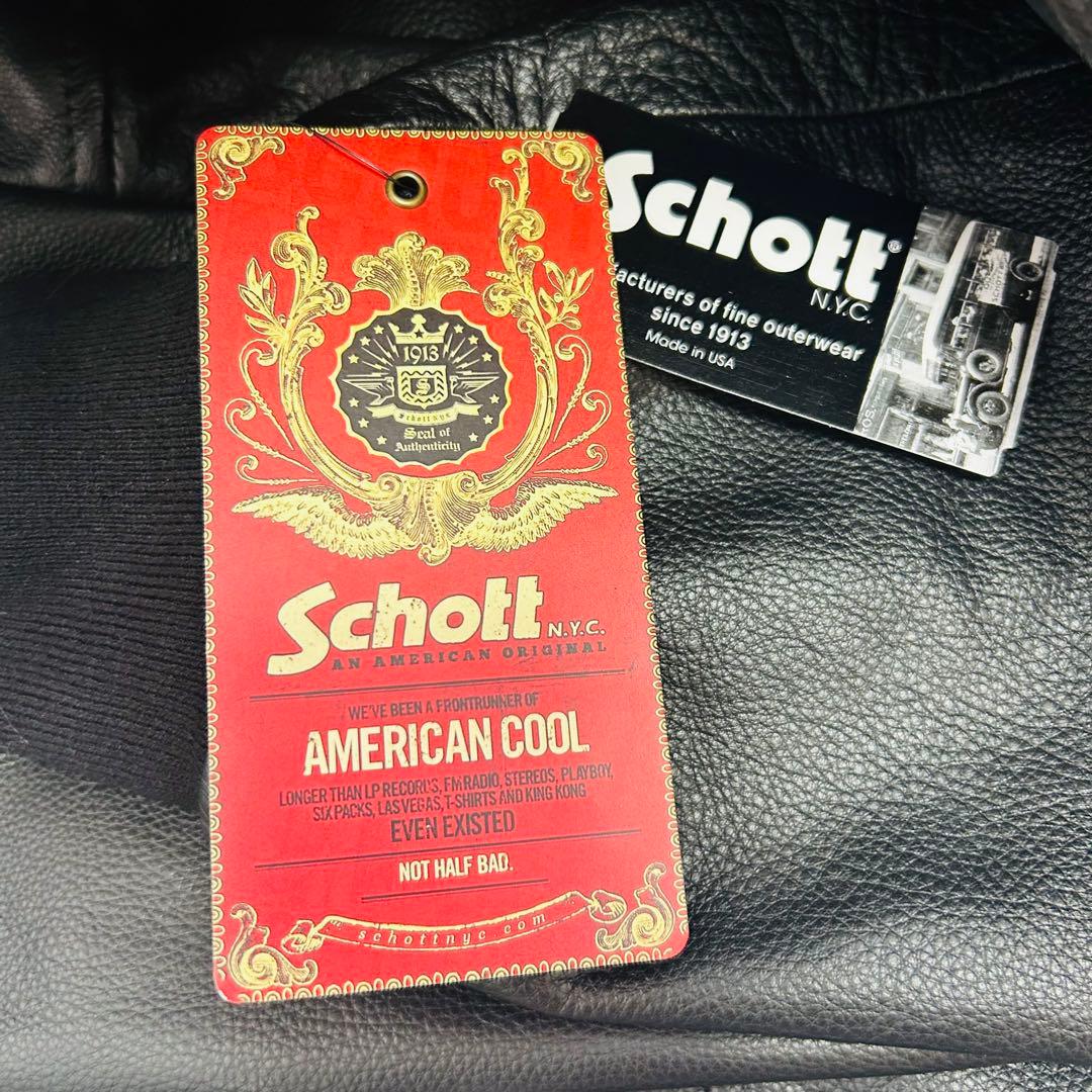 ジャケット・アウター Supreme Schott Shearling Collar Jacket L