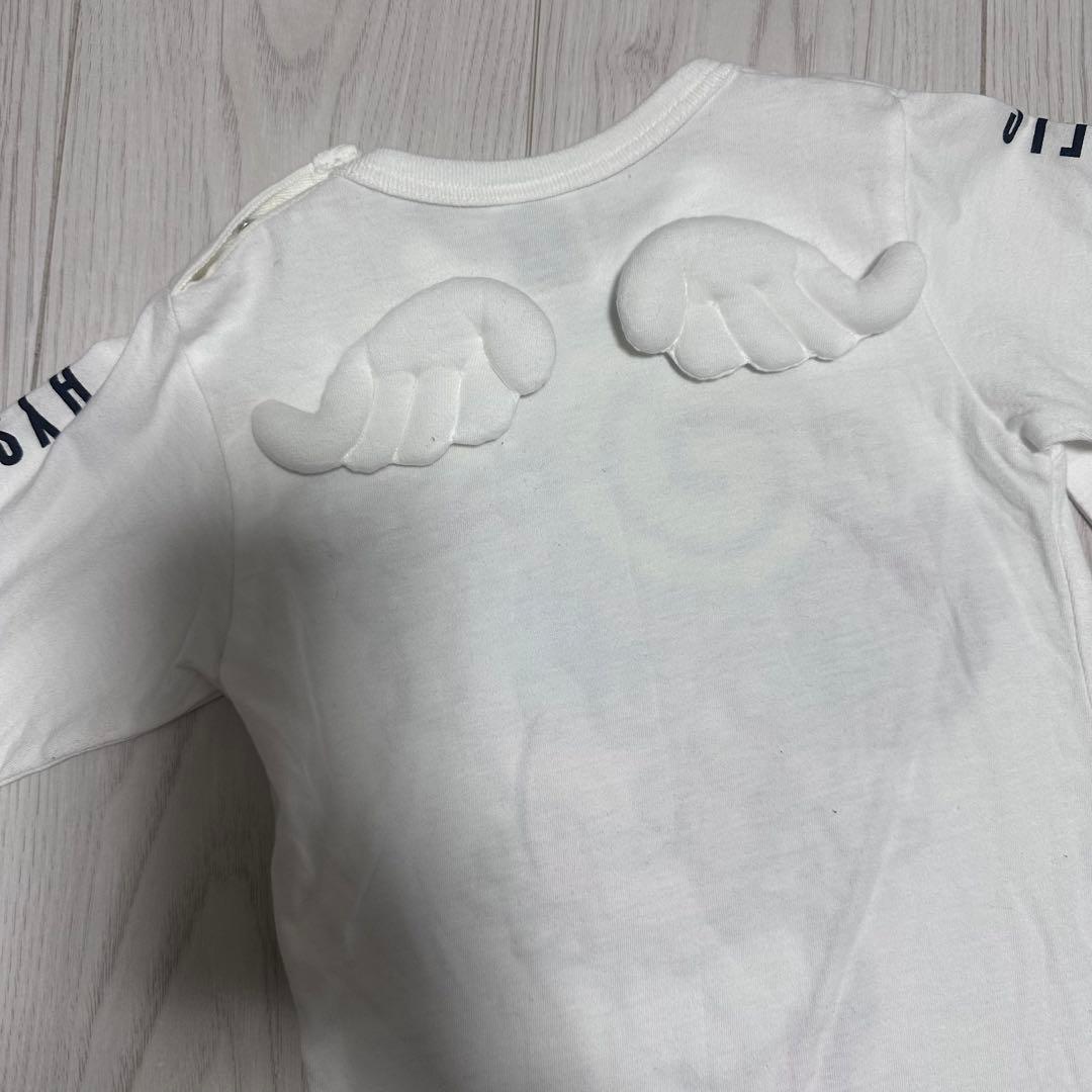 あ*ん様 《美品ヒステリックミニ エンジェルミニ 天使 羽付き 白 長袖Tシャツ