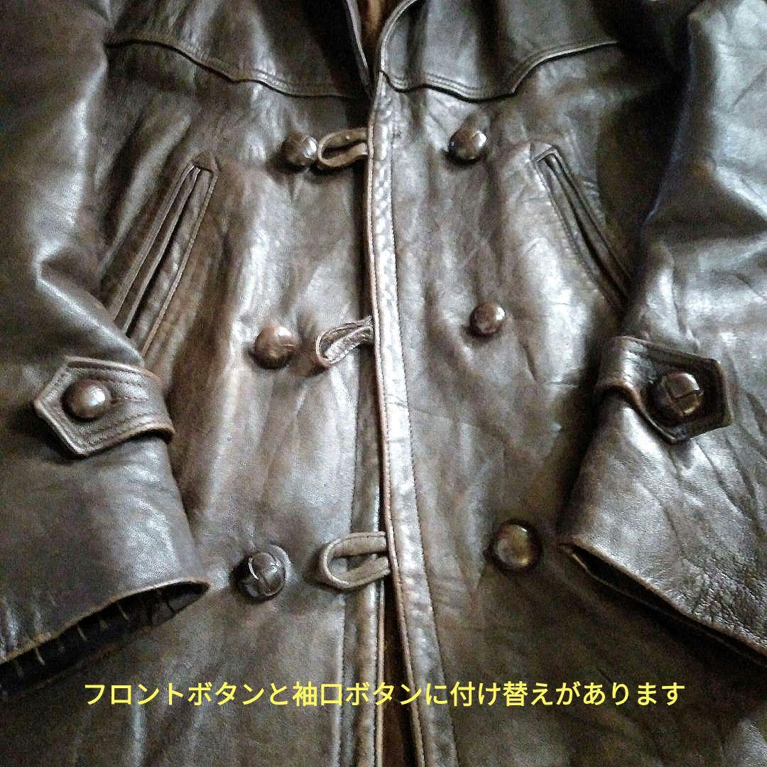 50s最終価格 マッキーノコート レザージャケット カーコート