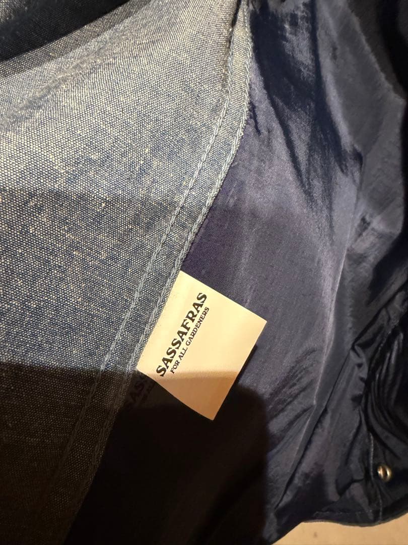 SASSAFRAS シャンブレーデニムジャケット L 美品