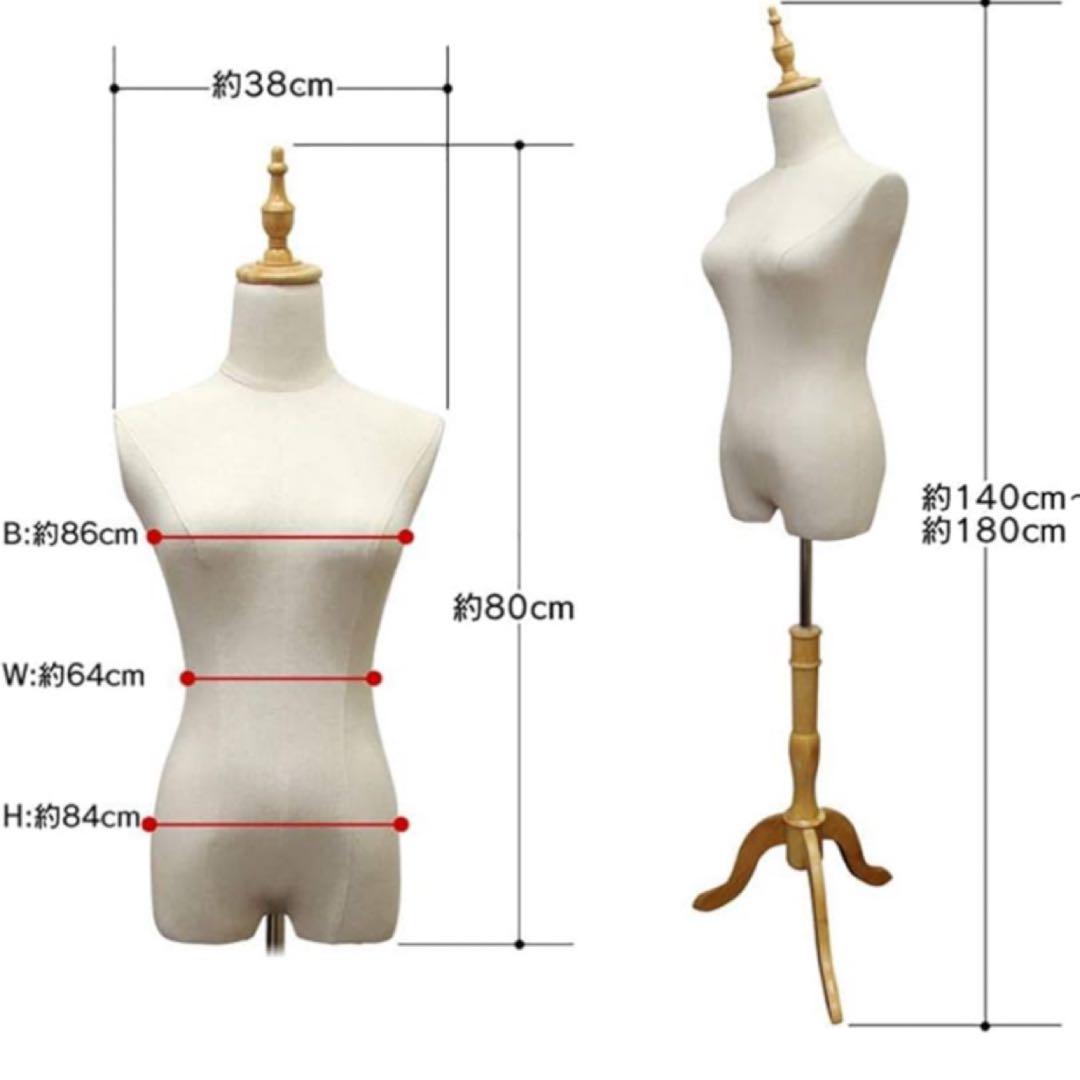 トルソー　マネキン　レディース　9号サイズ　パンツ　スカート　140〜180cm