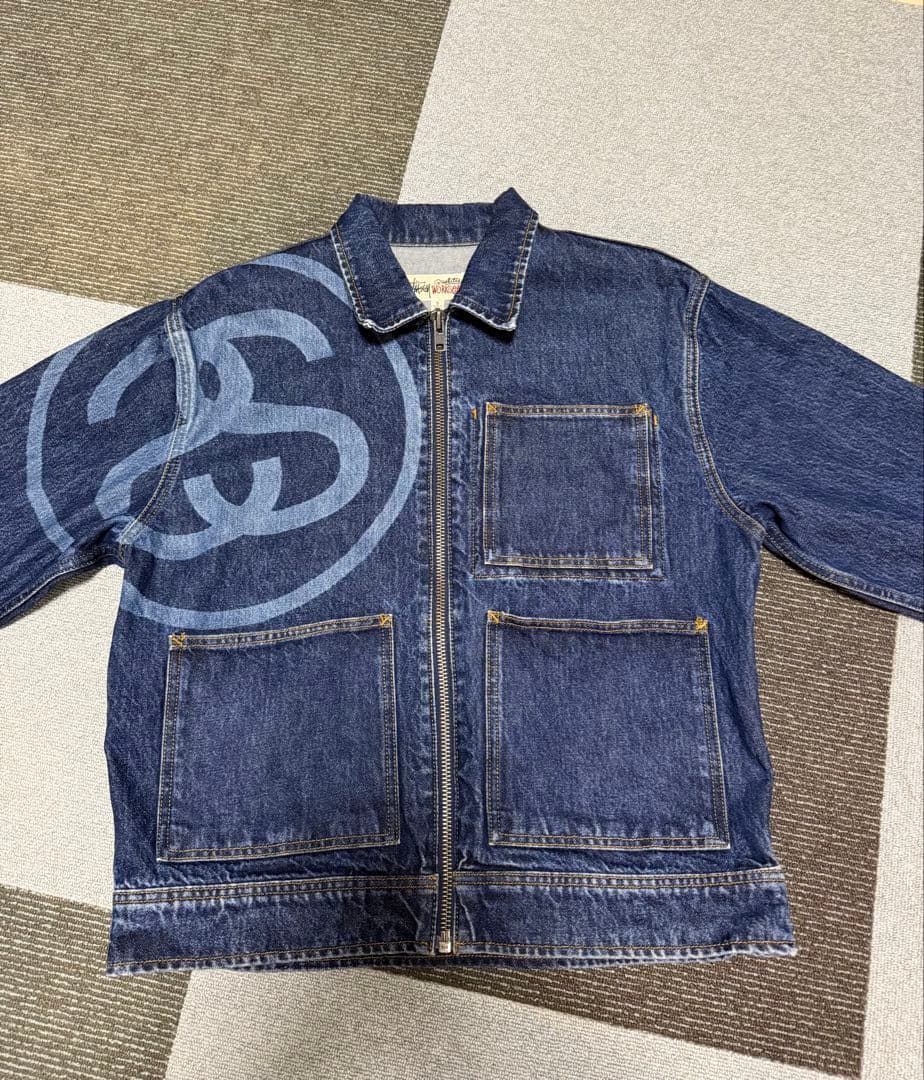 ジャケット・アウター STUSSY SS LINK ZIP WORK JACKET