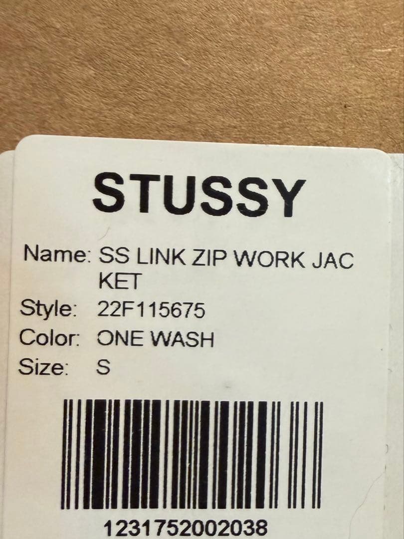 ジャケット・アウター STUSSY SS LINK ZIP WORK JACKET