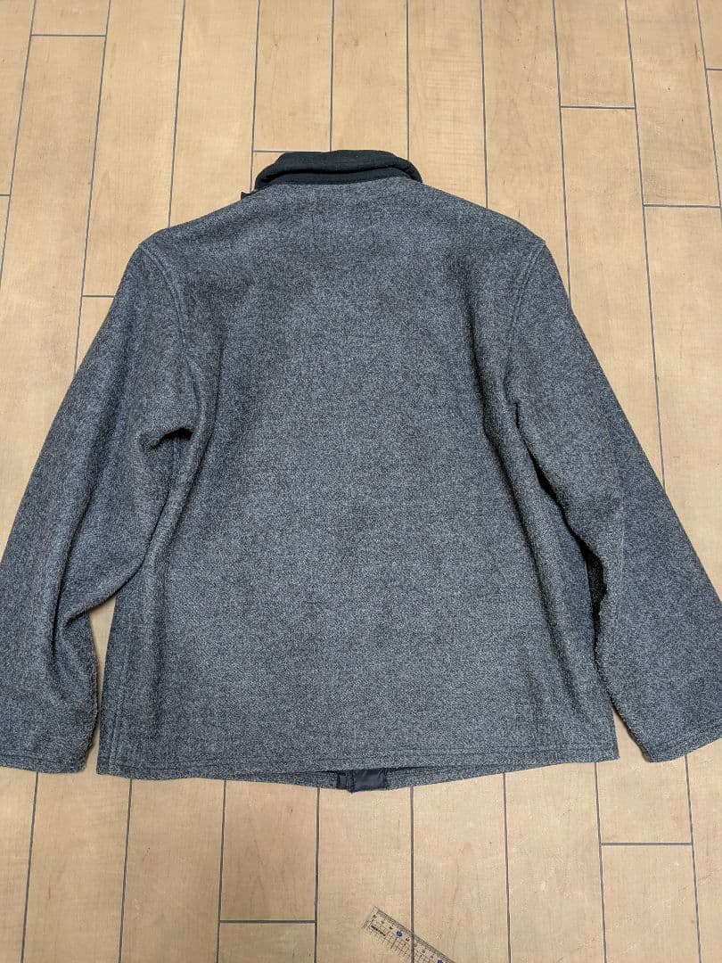 LEFT HAND massimo osti ウール混合ジャケット グレー