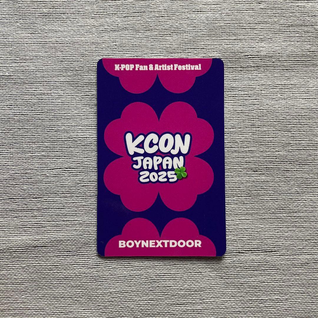 ジェヒョン BOYNEXTDOOR KCON ウナク 2025 Japanトレカ