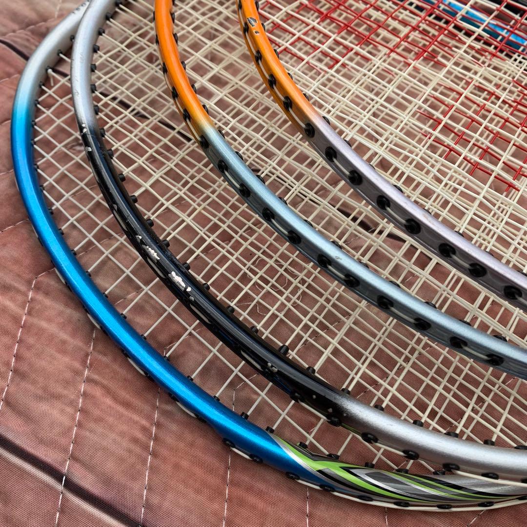 YONEX バドミントンラケット　まとめて４本