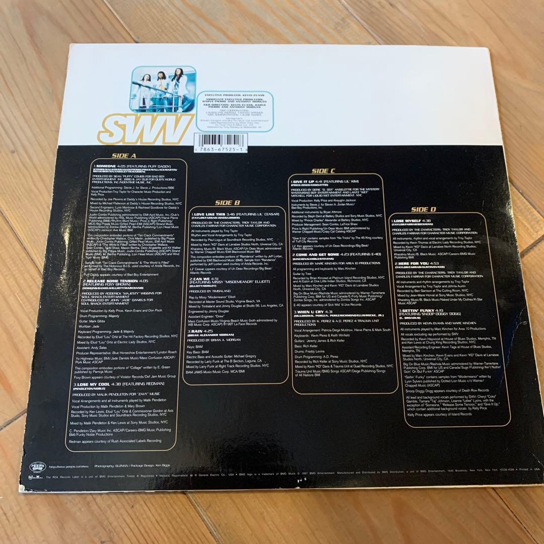 SWV Release Some Tension LP USレコード