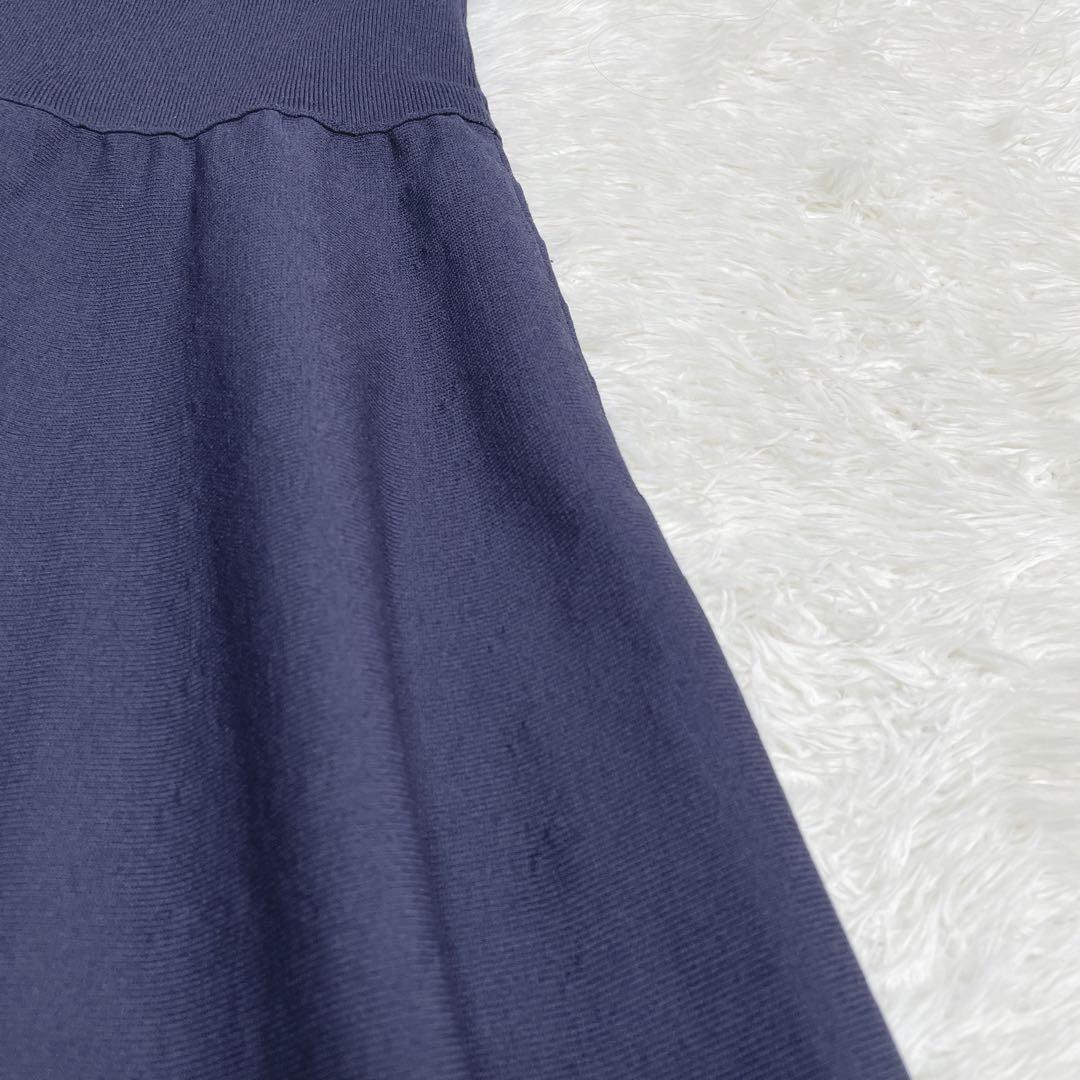 新品タグ付き　マルティニーク　ポロニットワンピース　ネイビー