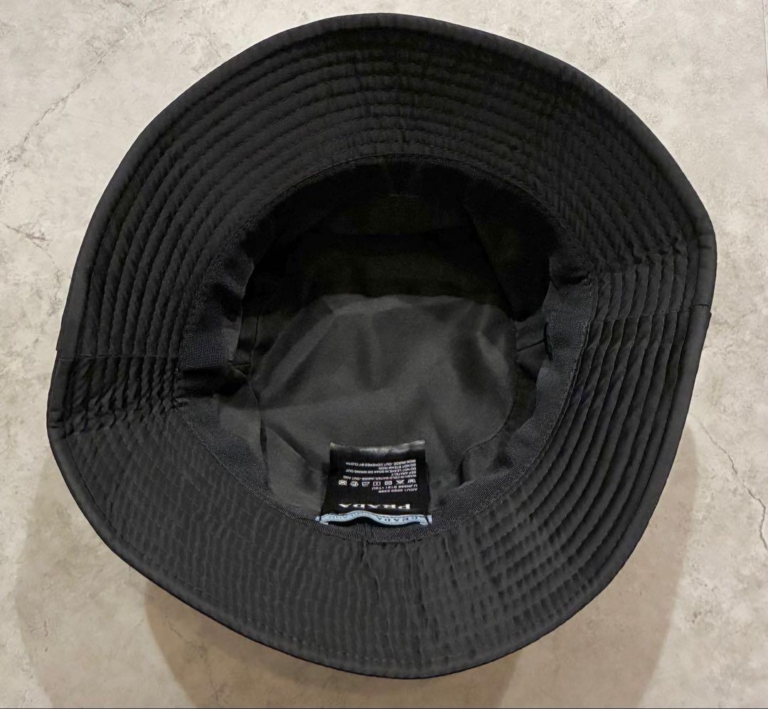 PRADA プラダ ブラック バケットハット バケハ