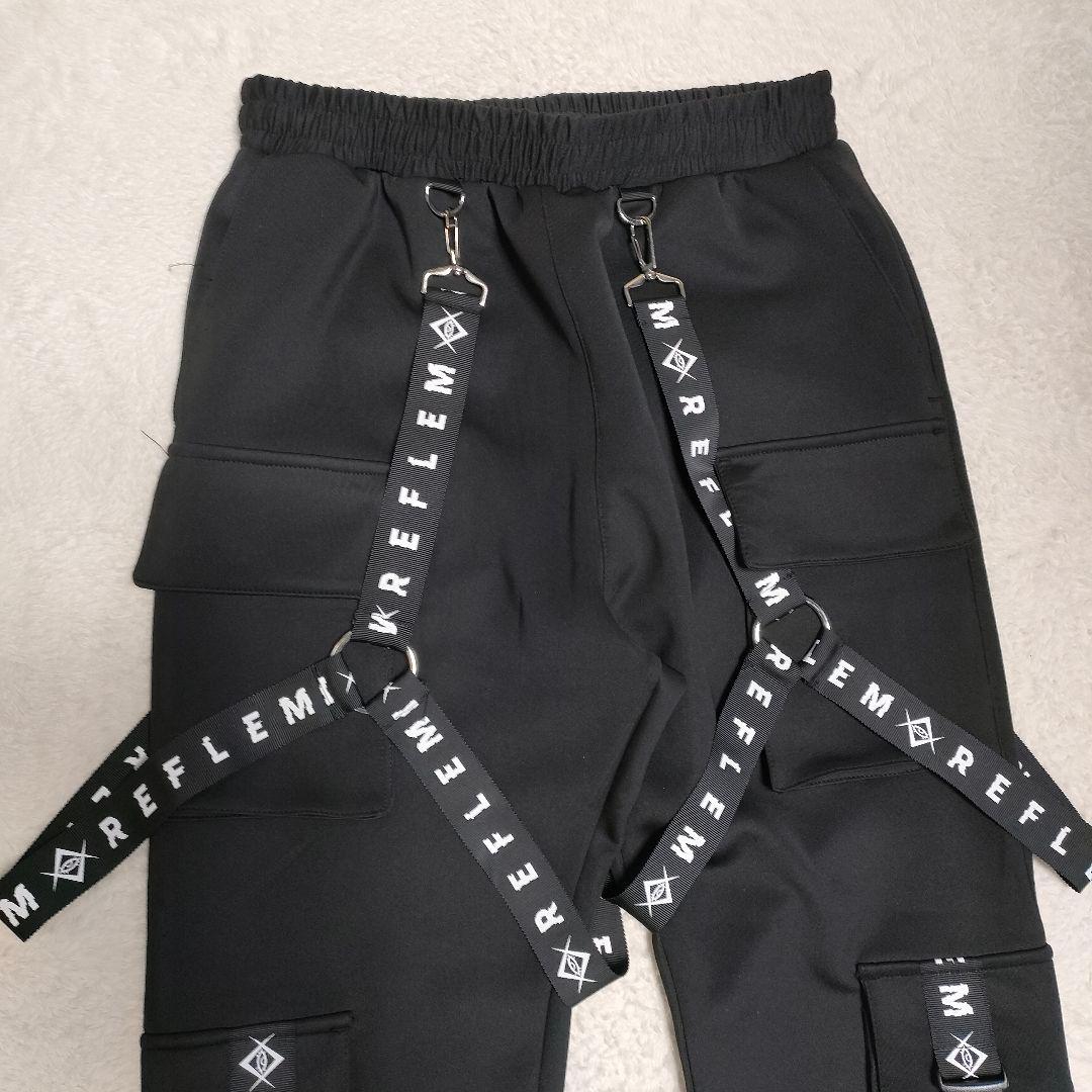 【✨新品✨】REFLEM レフレム◎ ハーネスロゴベルトカーゴパンツ