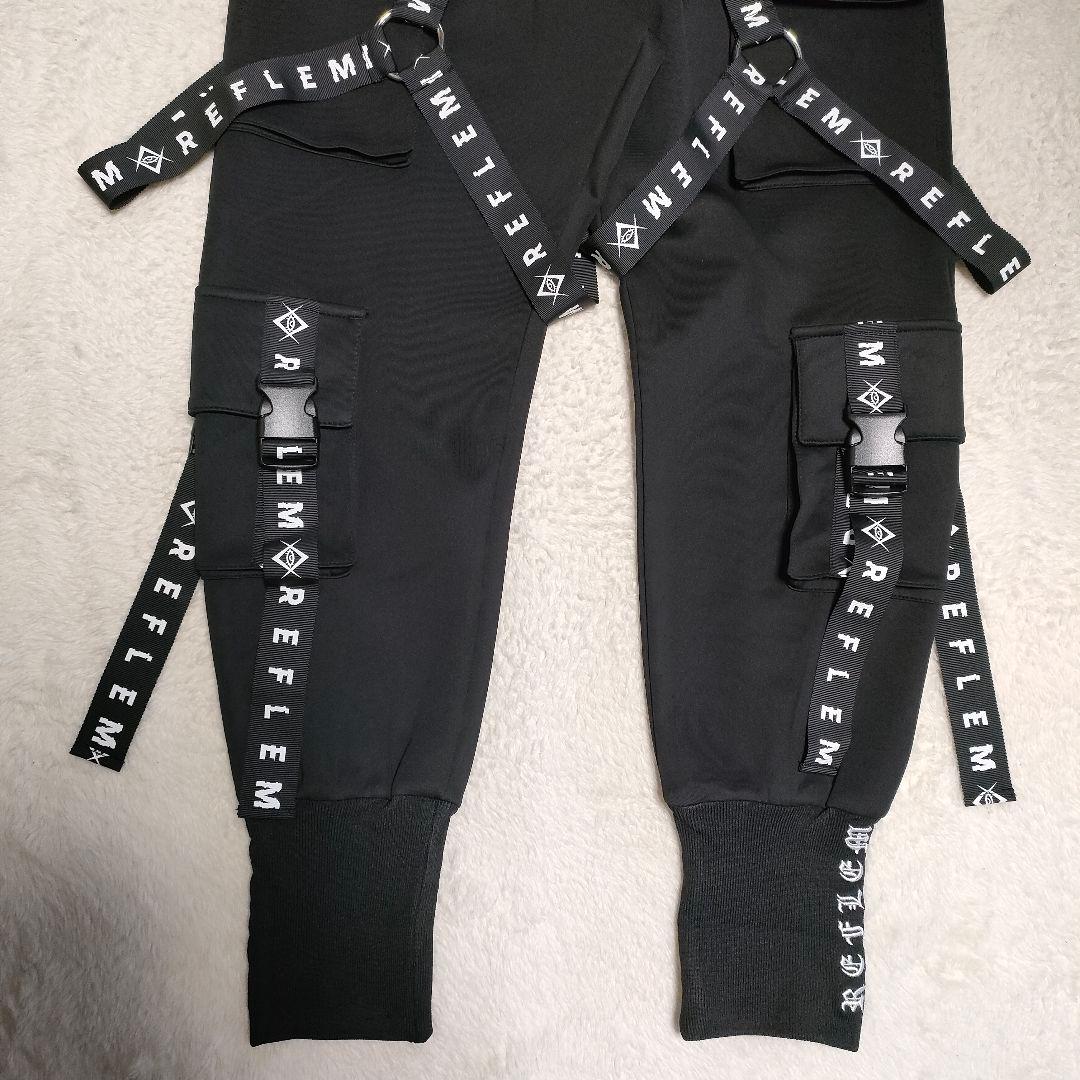 【✨新品✨】REFLEM レフレム◎ ハーネスロゴベルトカーゴパンツ