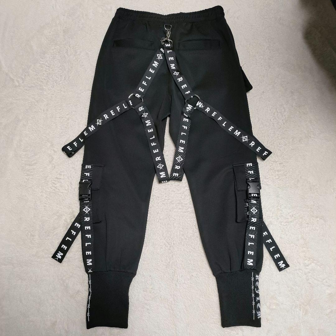 【✨新品✨】REFLEM レフレム◎ ハーネスロゴベルトカーゴパンツ