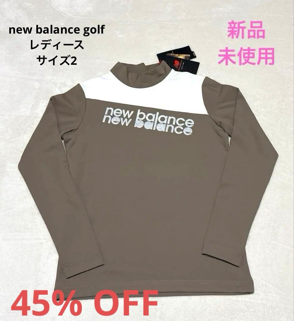 新品 ニューバランス ゴルフ レディース モックネック 長袖 L 2