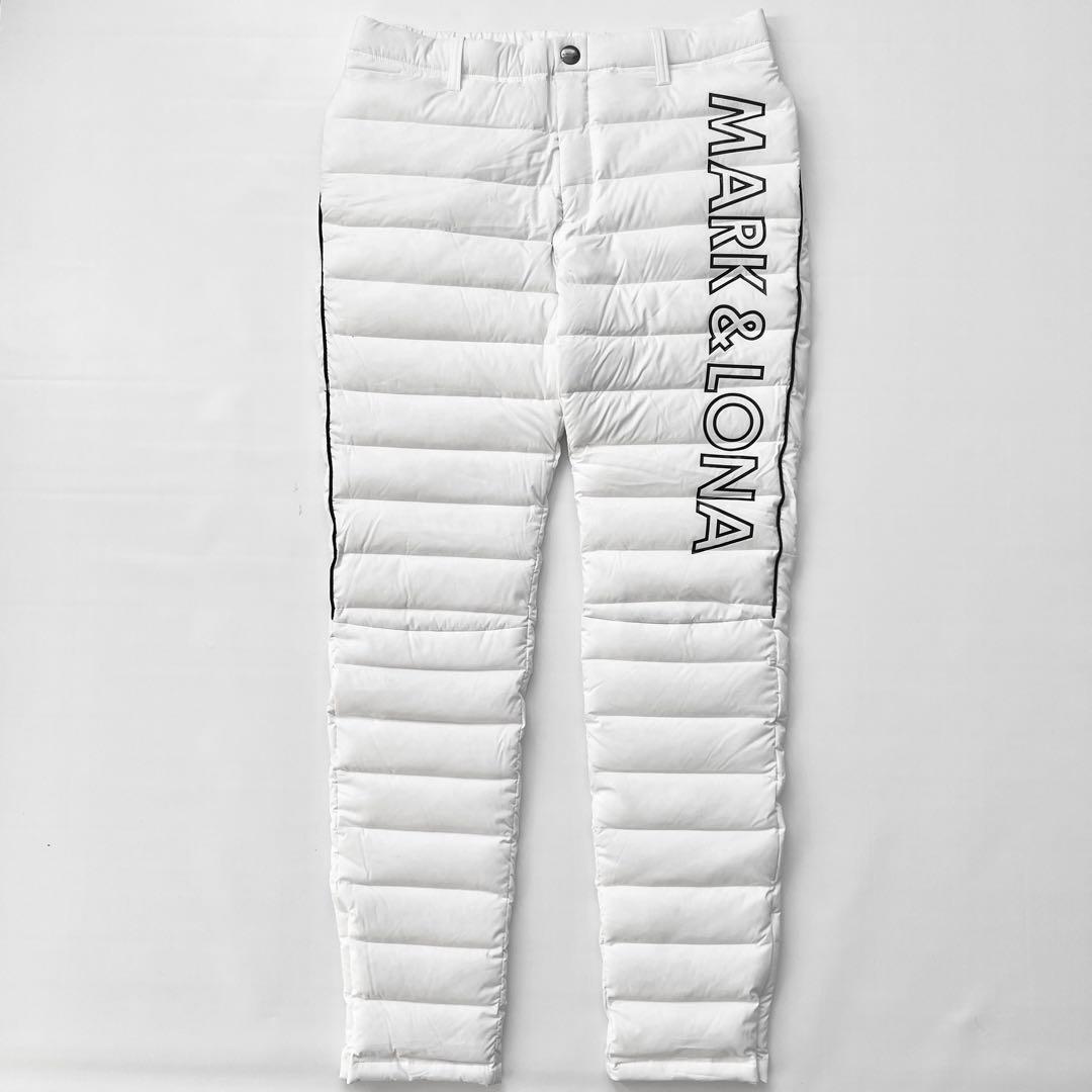 MARK&LONA マークアンドロナ　ダウンパンツ　中綿　ゴルフ　50 XL 白