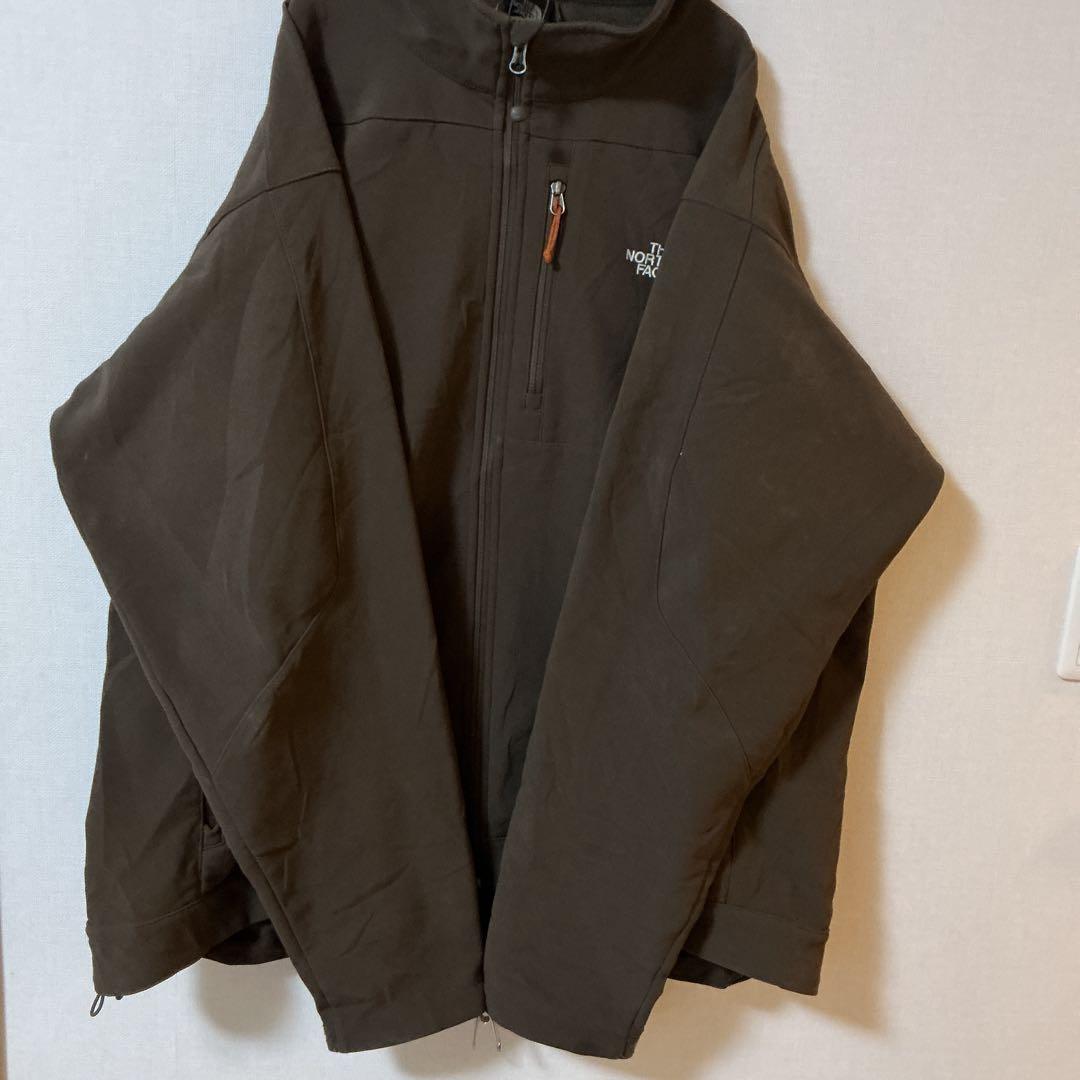 THE NORTH FACE APEX ソフトシェルジャケット3XL相当ブラウン