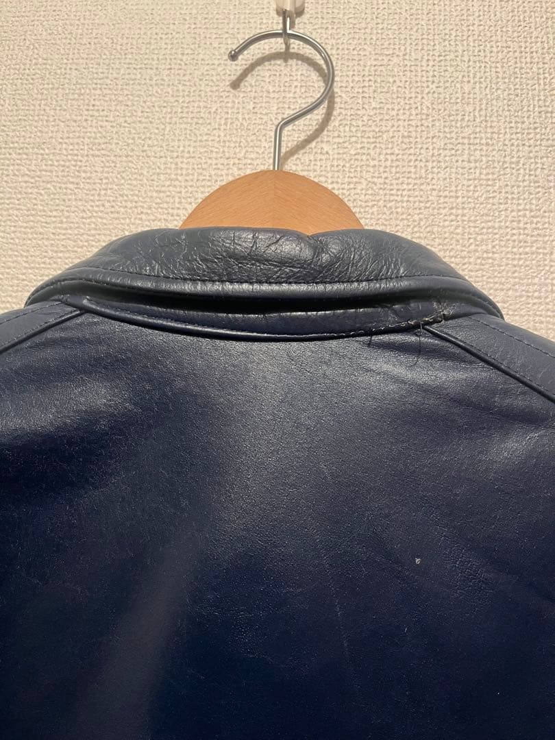 NEIGHBORHOOD ダークブルー レザージャケット M